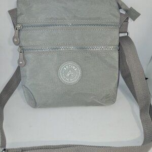 Aocina Crossbody Bag Grey * Purse * Shoulder Bag * Utility Bag * Travel